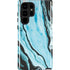Aqua Blue Marble Ink Galaxy S25 Ultra Impact Case